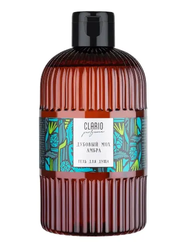 Clario гель для душа, гель, 500 мл, 1 шт, дубовый мох и амбра фото