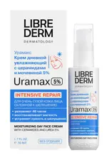 Librederm Uramax крем дневной увлажняющий с церамидами и мочевиной 5%, крем для лица, 50 мл, 1 шт. фото 3