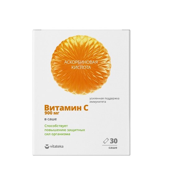 Витатека Витамин С 900, порошок растворимый, 5 г, 30 шт, без аромата фото