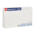 Диротон Плюс, 1.5 мг + 5 мг, капсулы с модифицированным высвобождением, 28 шт. фото
