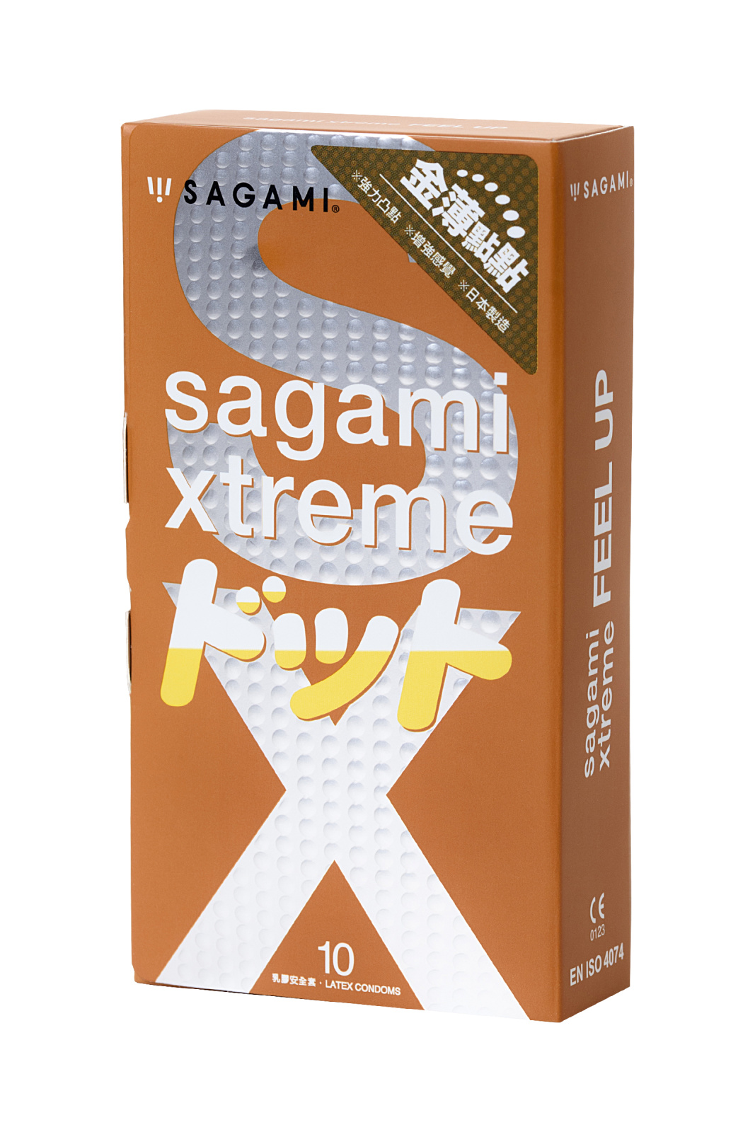 Sagami Xtreme Feel Up презервативы с точками, презервативы, 10 шт. фото