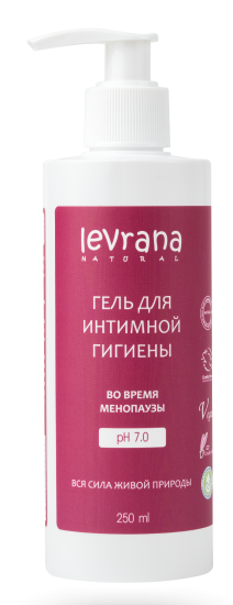 Levrana Гель для интимной гигиены во время менопаузы, гель для интимной гигиены, 250 мл, 1 шт. фото