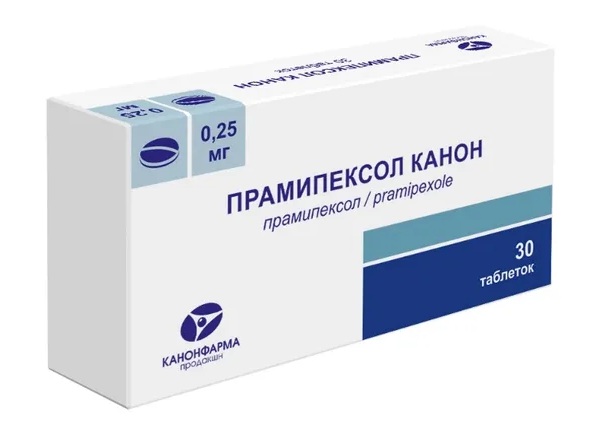 Прамипексол Канон, 0.25 мг, таблетки, 30 шт. фото