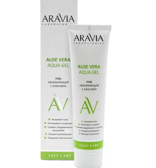 Aravia Laboratories Гель для лица увлажняющий, гель для лица, 100 мл, 1 шт, алоэ вера фото