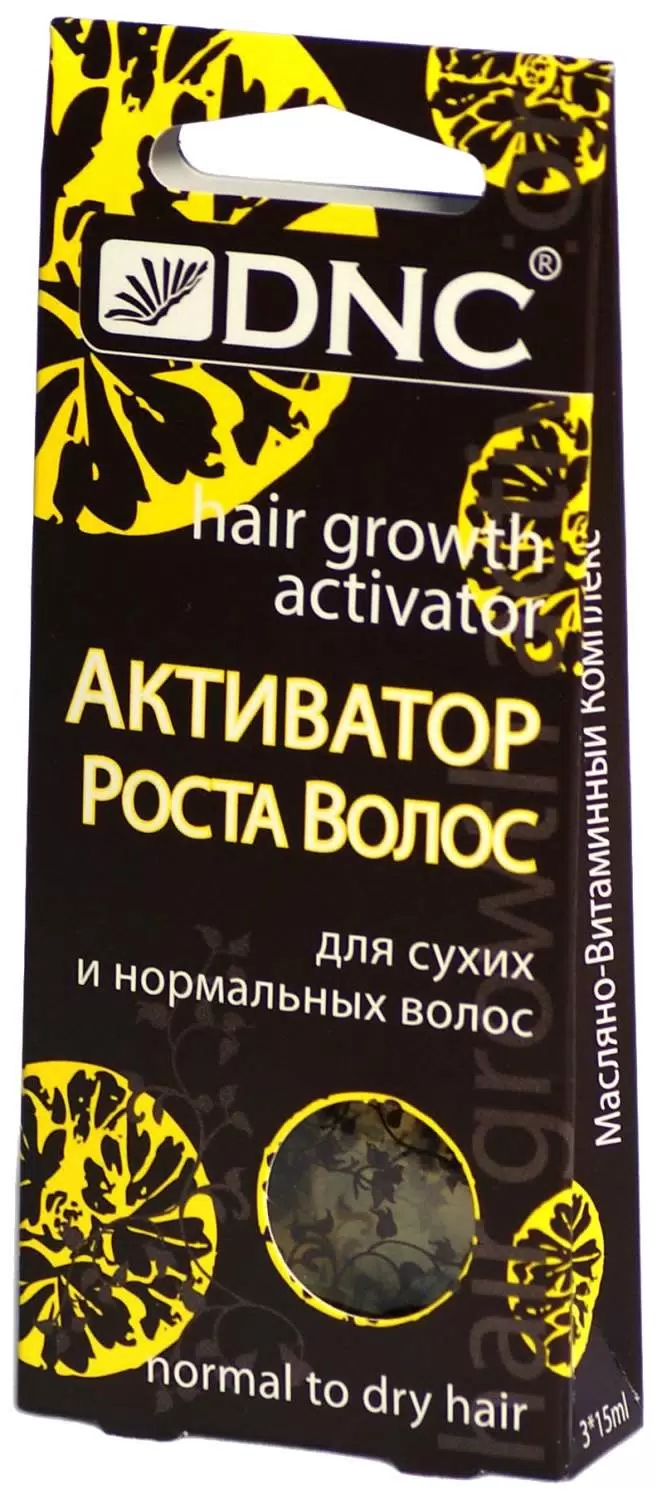 Активатор роста волос, масло косметическое, 15 г, 3 шт, для нормальных и сухих волос фото