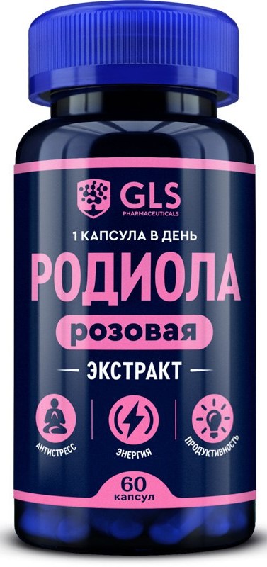 GLS Родиола розовая, капсулы, 60 шт. фото
