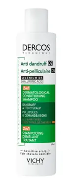Vichy Dercos Шампунь-кондиционер против перхоти 2в1, шампунь-кондиционер, 200 мл, 1 шт. фото