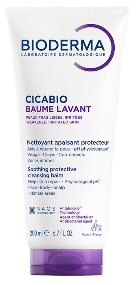 Bioderma Cicabio Бальзам очищающий восстанавливающий, бальзам для лица и тела, 200 мл, 1 шт. фото