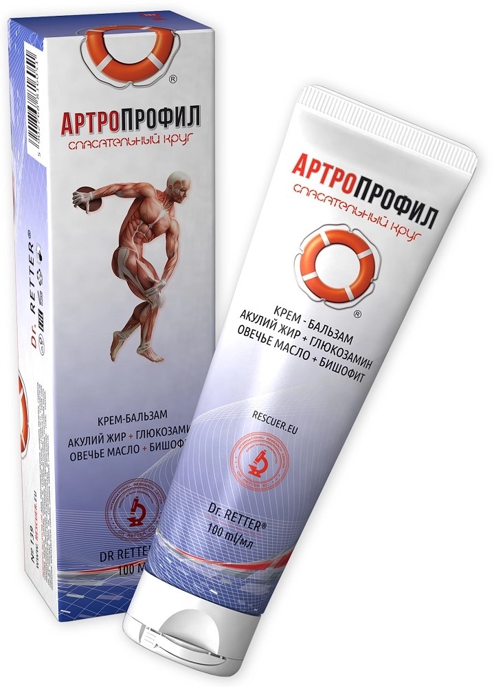 Спасательный круг артропрофил, крем-бальзам, 100 мл, 1 шт, для тела фото