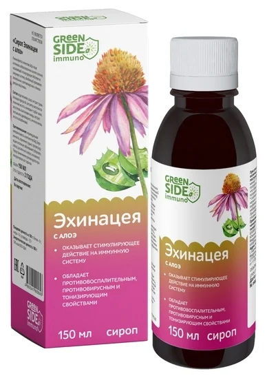 Сироп эхинацеи с алоэ, сироп, 150 мл, 1 шт. фото