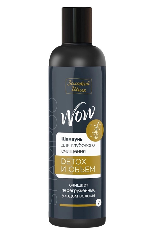 Золотой шелк Шампунь глубокое очищение, шампунь, 300 мл, 1 шт. фото