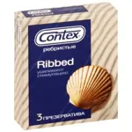 Contex Ribbed, презервативы, 3 шт, ребристые фото