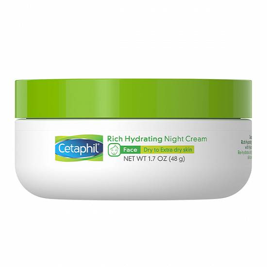 Cetaphil Крем гиалуроновый ночной, крем для лица, 48 мл, 1 шт. фото