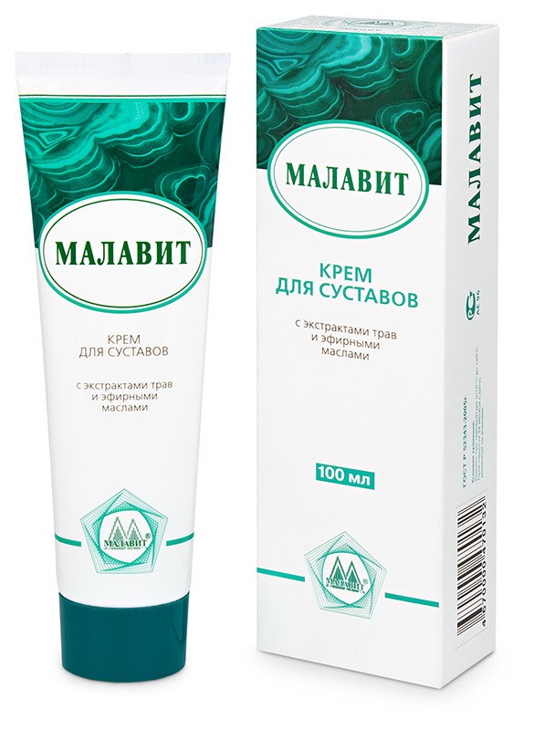 Малавит крем для суставов, крем для наружного применения, 100 мл, 1 шт. фото