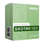 Lekolike Биостандарт Биотин, 150 мкг, таблетки, 120 шт. фото 
