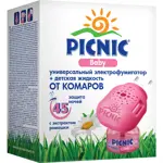 Picnic Baby Фумигатор + жидкость от комаров, на 45 ночей, 30 мл, 1 шт. фото