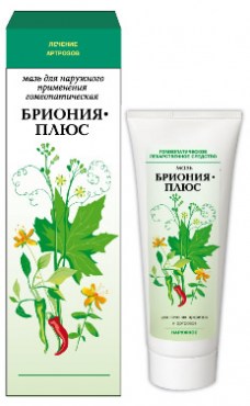 Бриония-плюс, мазь для наружного применения гомеопатическая, 70 г, 1 шт. фото