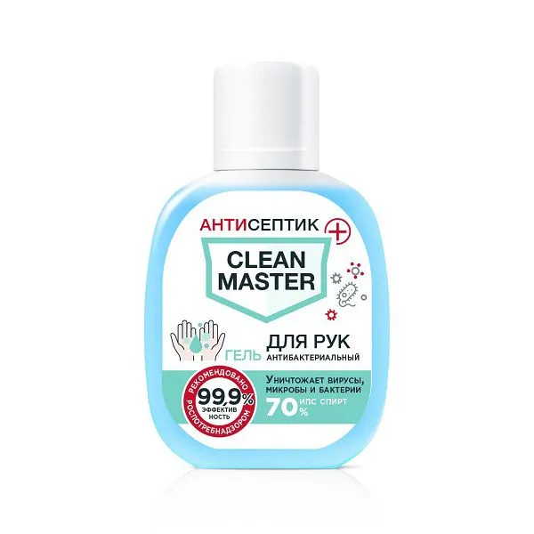 Clean Master Гель для рук антибактериальный, гель, 60 мл, 1 шт. фото
