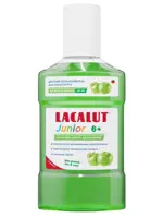 Lacalut Junior ополаскиватель для полости рта детский, раствор для полоскания полости рта, 250 мл, 1 шт, яблоко фото