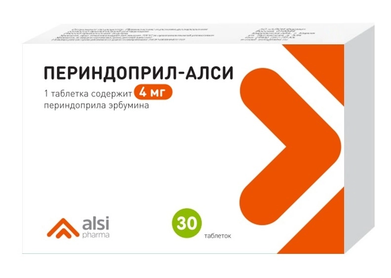 Периндоприл-АЛСИ, 4 мг, таблетки, 30 шт. фото