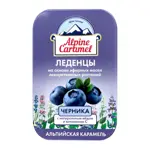 Альпийская карамель Детские леденцы с натуральным медом, леденцы, 53 г, 1 шт, черника фото