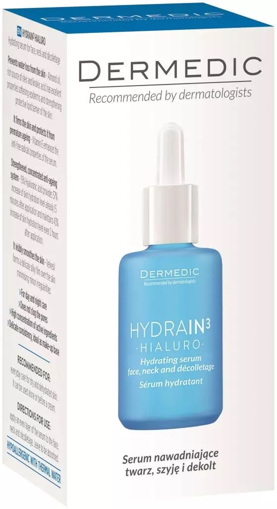 Дермедик Hydrain 3 Hialuro Hydrating serum, сыворотка, 30 мл, 1 шт, увлажняющая фото