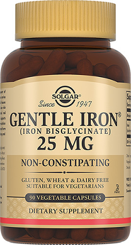 Solgar Легкодоступное железо Джентл Айрон, 25 мг, капсулы, 90 шт. фото