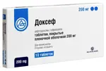 Доксеф, 200 мг, таблетки, покрытые пленочной оболочкой, 10 шт. фото 2