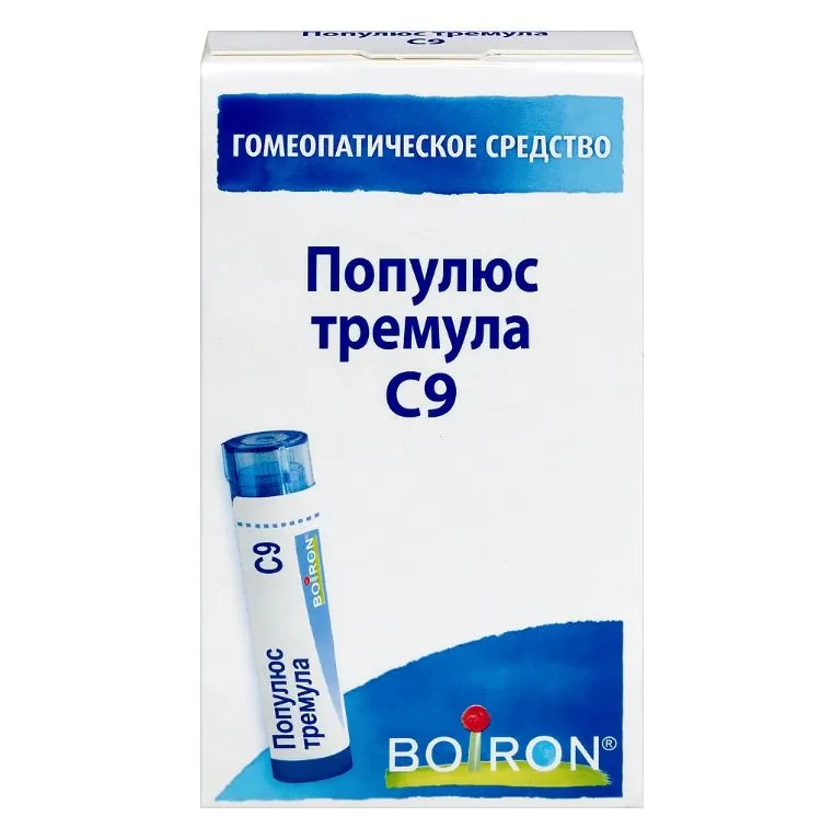 Популюс тремула С9, гранулы гомеопатические, 4 г, 1 шт. фото