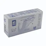 Inekta Перчатки смотровые нитриловые нестерильные, Medium M (7-8), пара, 50 шт, голубого цвета фото