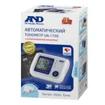 Тонометр AND UA-1100, 1 шт, с адаптером и стандартной манжетой (22-32 см) фото
