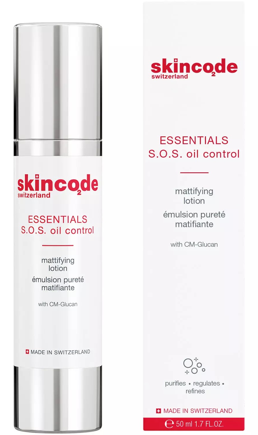 Skincode S.0.S Oil Control матирующий, лосьон, 50 мл, 1 шт, для жирной кожи фото
