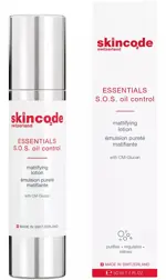Skincode S.0.S Oil Control матирующий, лосьон, 50 мл, 1 шт, для жирной кожи фото