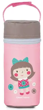 Canpol Toys Термосумка для бутылочки, 1 шт, розового цвета фото