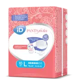 ID Pants For Her Впитывающие трусы, Large L (3), впитывающие трусы, 10 шт, 100-150 см, для женщин фото