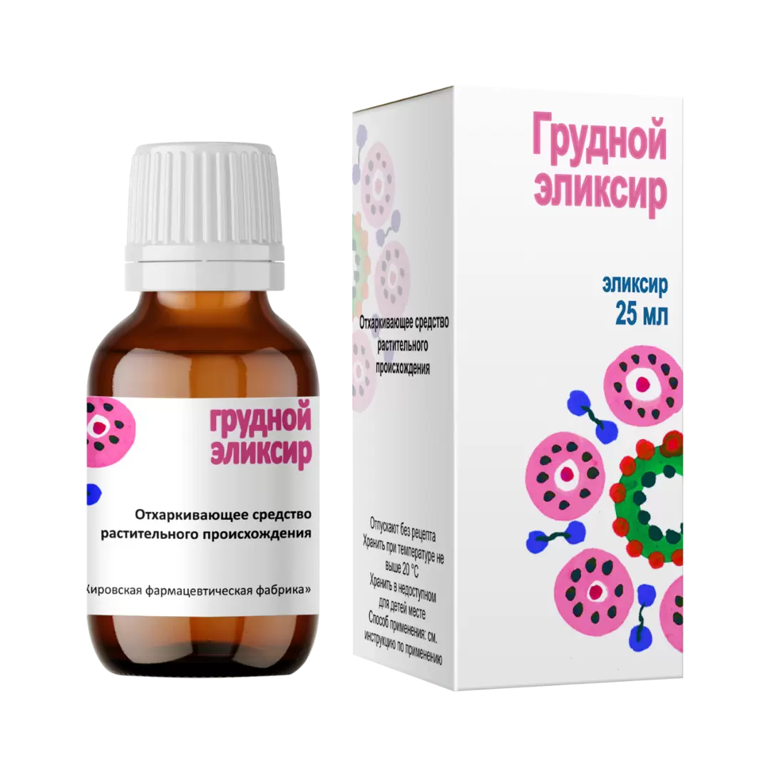 Грудной эликсир, раствор для приема внутрь, 25 мл, 1 шт. фото