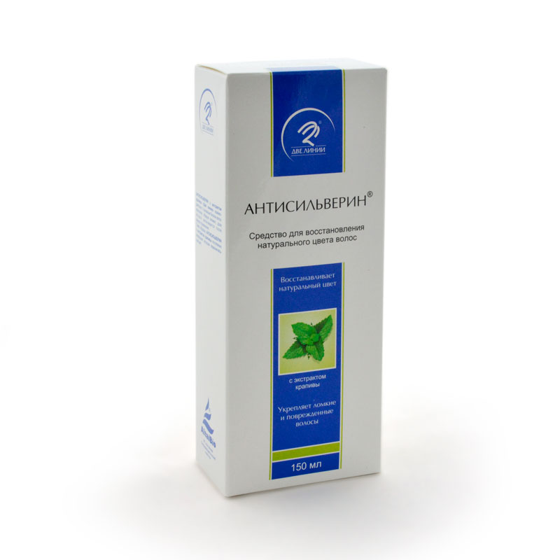 Антисильверин для восстановления натурального цвета волос, 150 мл, 1 шт, с крапивой фото