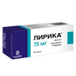 Лирика, 75 мг, капсулы, 56 шт. фото 2