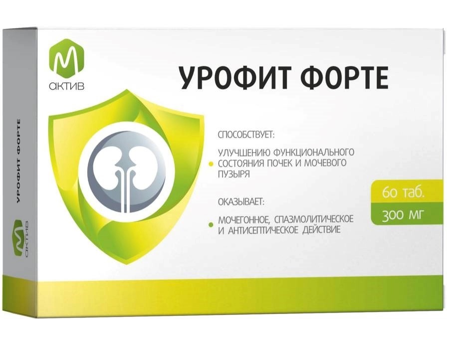 М Актив Урофит форте, 300 мг, таблетки, 60 шт. фото