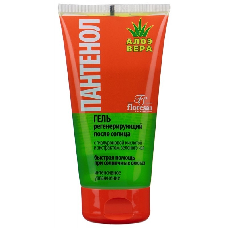 Floresan гель регенерирующий после солнца, гель, 150 мл, 1 шт, алоэ вера, Ф-316 фото