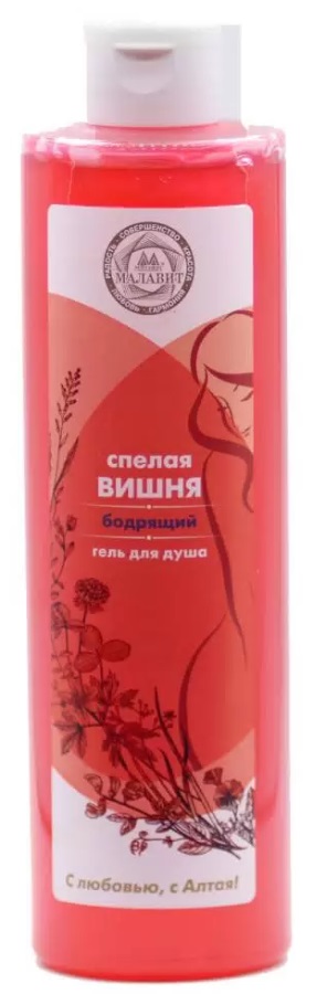 Малавит, гель для душа, 530 мл, 1 шт, спелая вишня фото