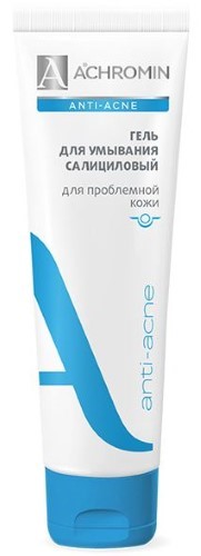 Achromin Гель для умывания салициловый, гель для умывания, 100 мл, 1 шт, для проблемной кожи фото