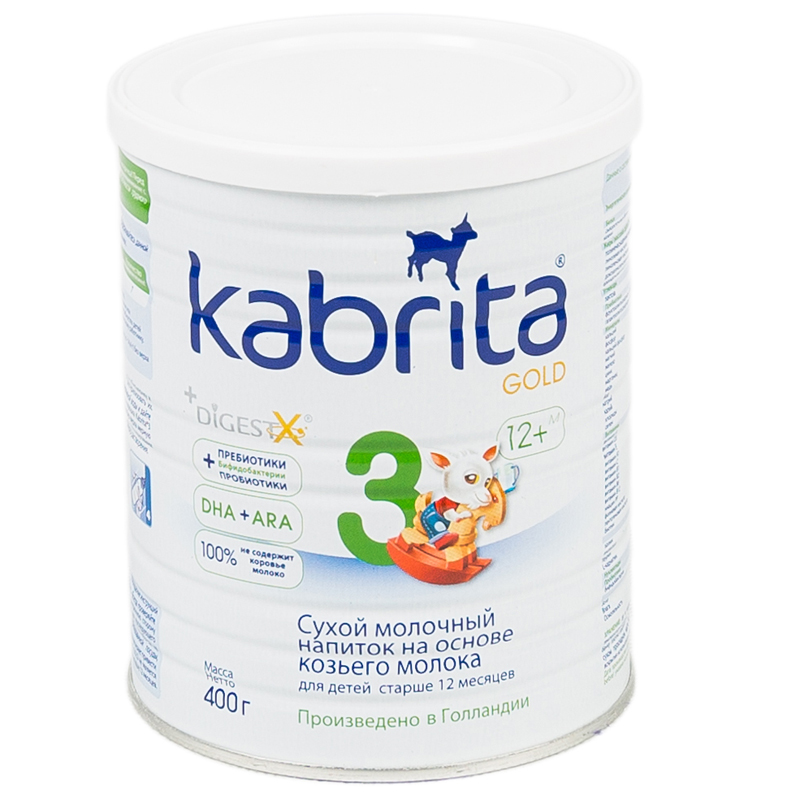 Kabrita 3 Gold, смесь сухая на козьем молоке, 400 г, 1 шт. фото