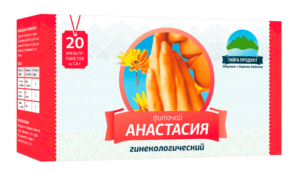 Анастасия для женщин, фиточай, 1.5 г, 20 шт. фото