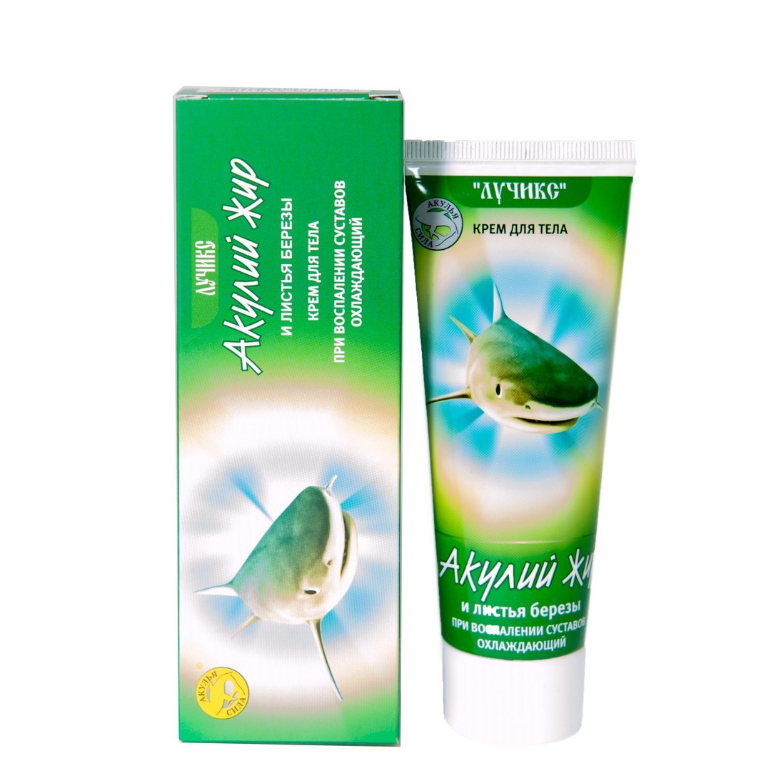 Акулий жир и листья березы, крем для тела, 75 мл, 1 шт. фото