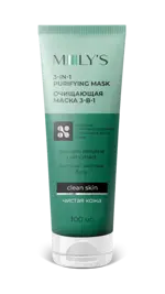 Молис маска очищающая 3в1, маска для лица, 100 мл, 1 шт. фото