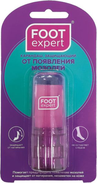 Foot Expert Карандаш, защищающий от появления мозолей, карандаш медицинский, 8 мл, 1 шт. фото