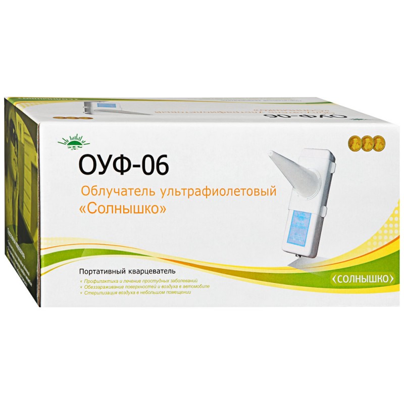 Облучатель ультрафиолетовый Солнышко ОУФ-06, 1 шт. фото