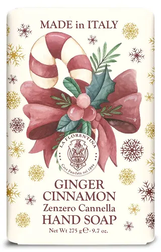 La Florentina Мыло туалетное, мыло твердое, 275 г, 1 шт, имбирь + корица фото