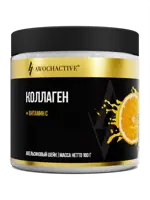 Awochactive Коллаген морской с витамином C, порошок, 180 г, 1 шт, апельсиновый шейк фото